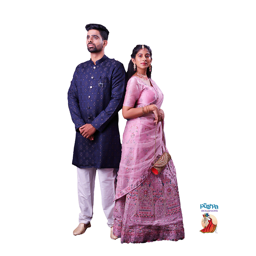 Blue Designer Kurta - Image 2