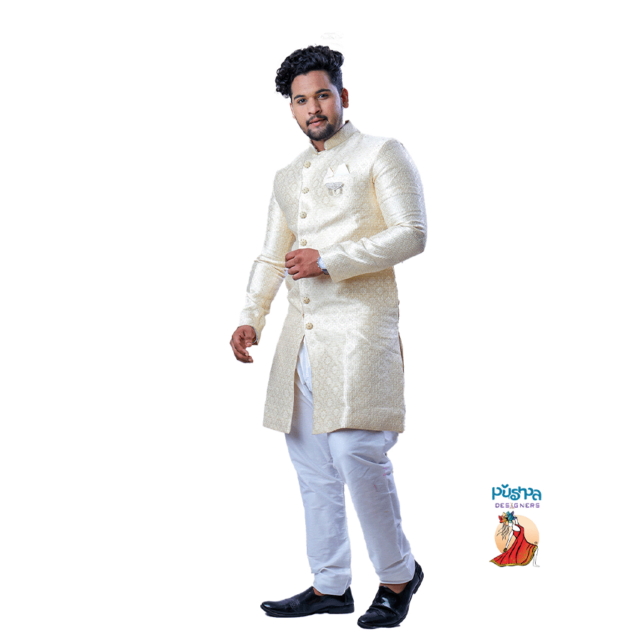 Half White Kurta - Image 3