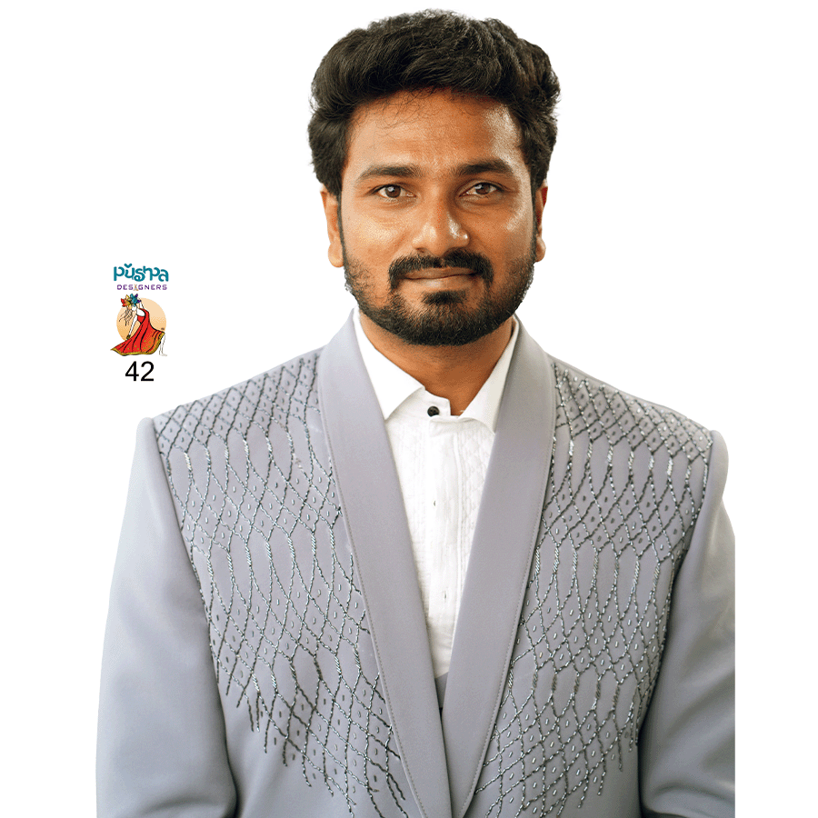 Light Grey Designer Suit - Image 3