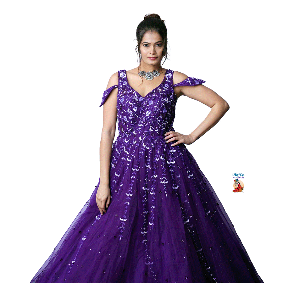 Violet Ball Gown - Image 2