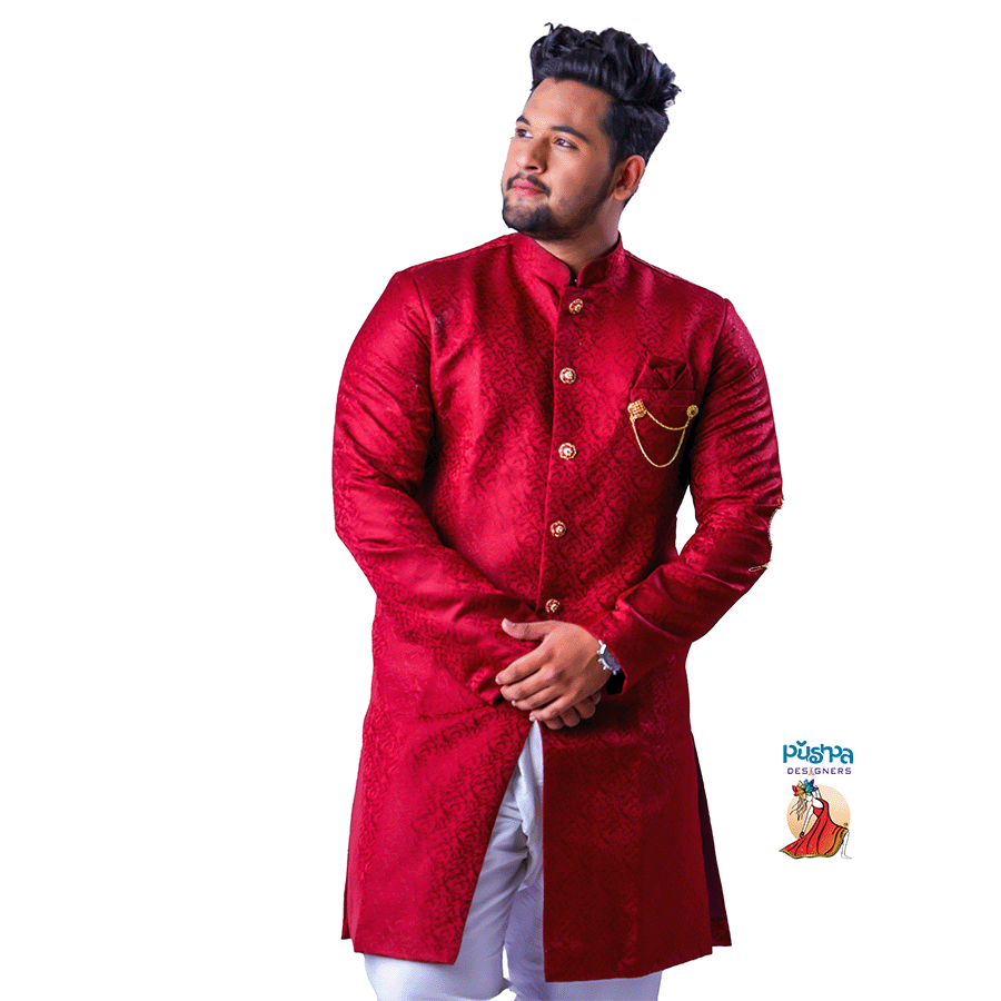 Red Kurta - Image 2
