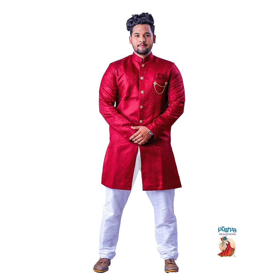Red Kurta - Image 3
