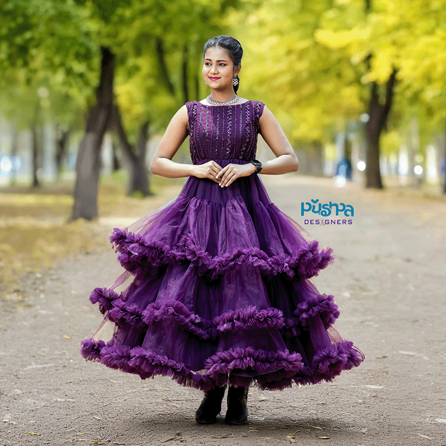 Wine Ball Gown - Image 2