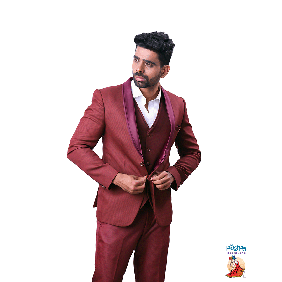 Maroon Plane Suit - Image 2